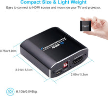 Lade das Bild in den Galerie-Viewer, Yauhody 1 in 2 Out HDMI Splitter 4K@60Hz