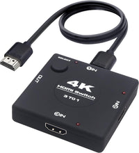 Lade das Bild in den Galerie-Viewer, Yauhody 3 in 1 Out HDMI Switch 4K@60Hz