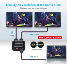 Lade das Bild in den Galerie-Viewer, Yauhody 1 in 2 Out HDMI Splitter 4K@60Hz