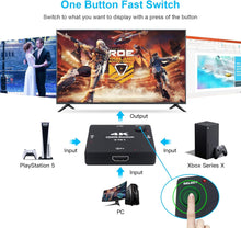 Lade das Bild in den Galerie-Viewer, Yauhody 3 in 1 Out HDMI Switch 4K@60Hz
