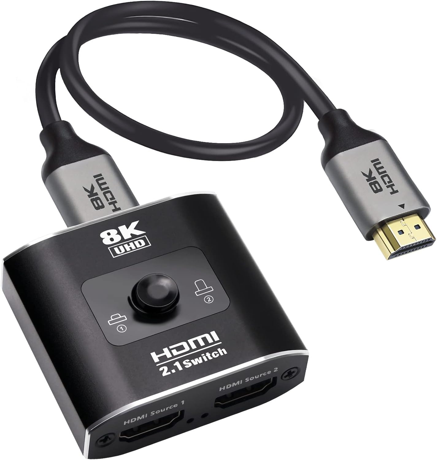 2 In 1 Out HDMI Splitter 8K HDMI 2 1 4K 120Hz Yauhody 2-in-1-out-hdmi-splitter-8k-hdmi-2-1-4k-120hz-yauhody
