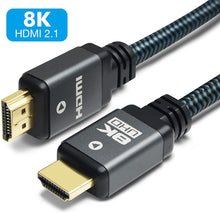 Lade das Bild in den Galerie-Viewer, Yauhody Y-HDMI-BGA Braided 8K HDMI Cable - 3Pack