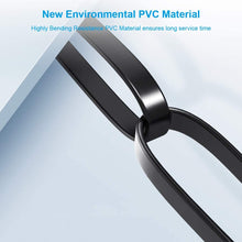 Lade das Bild in den Galerie-Viewer, Yauhody Y-NC8-FB Flat CAT8 Cable - Black