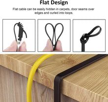 Load image into Gallery viewer, Yauhody Y-NC6-FB 6PK Flat CAT6 Cable - Black - 6Pack