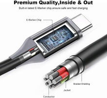 Lade das Bild in den Galerie-Viewer, Yauhody Y-USBC-A USB C to USB C Cable, USB 3.1 Standard with 10Gbps Passing Through