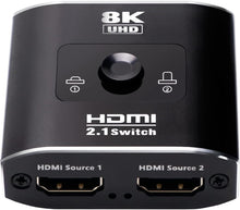 Lade das Bild in den Galerie-Viewer, Yauhody 2 in 1 Out HDMI Switcher 8K@60Hz
