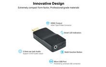 Lade das Bild in den Galerie-Viewer, Yauhody YDW-10 Wireless SRT Decoder for Decoding Network Streams, 2K HDMI Decoder over Wifi Network
