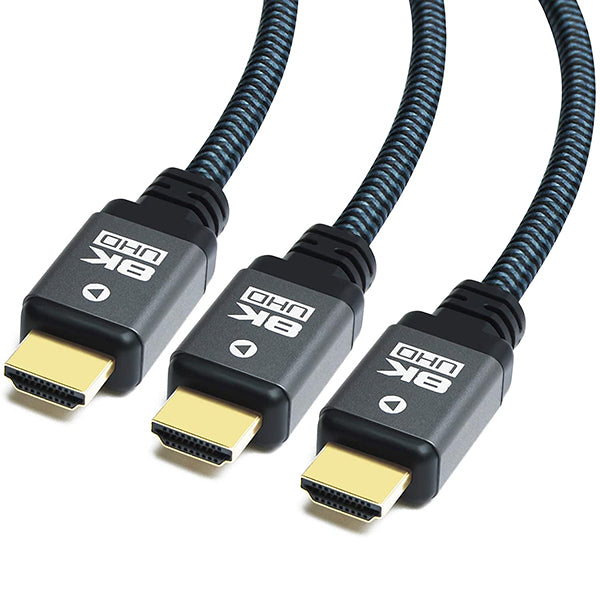 Yauhody Y-HDMI-BGA Braided 8K HDMI Cable - 3Pack