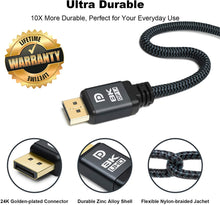 Lade das Bild in den Galerie-Viewer, Yauhody Y-DP3PK Displayport 1.4 Cable

