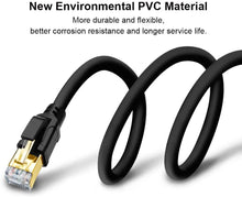 Lade das Bild in den Galerie-Viewer, Yauhody Y-NC8-RB Round CAT8 Cable - Black
